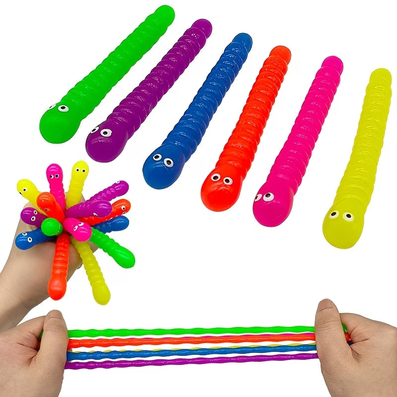Élastique sensoriel petit vers – Fidget discret