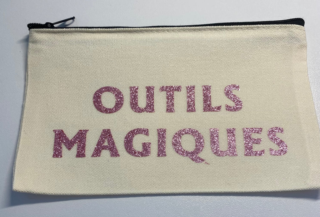 La Pochette live : OUTILS MAGIQUE rose paillettes