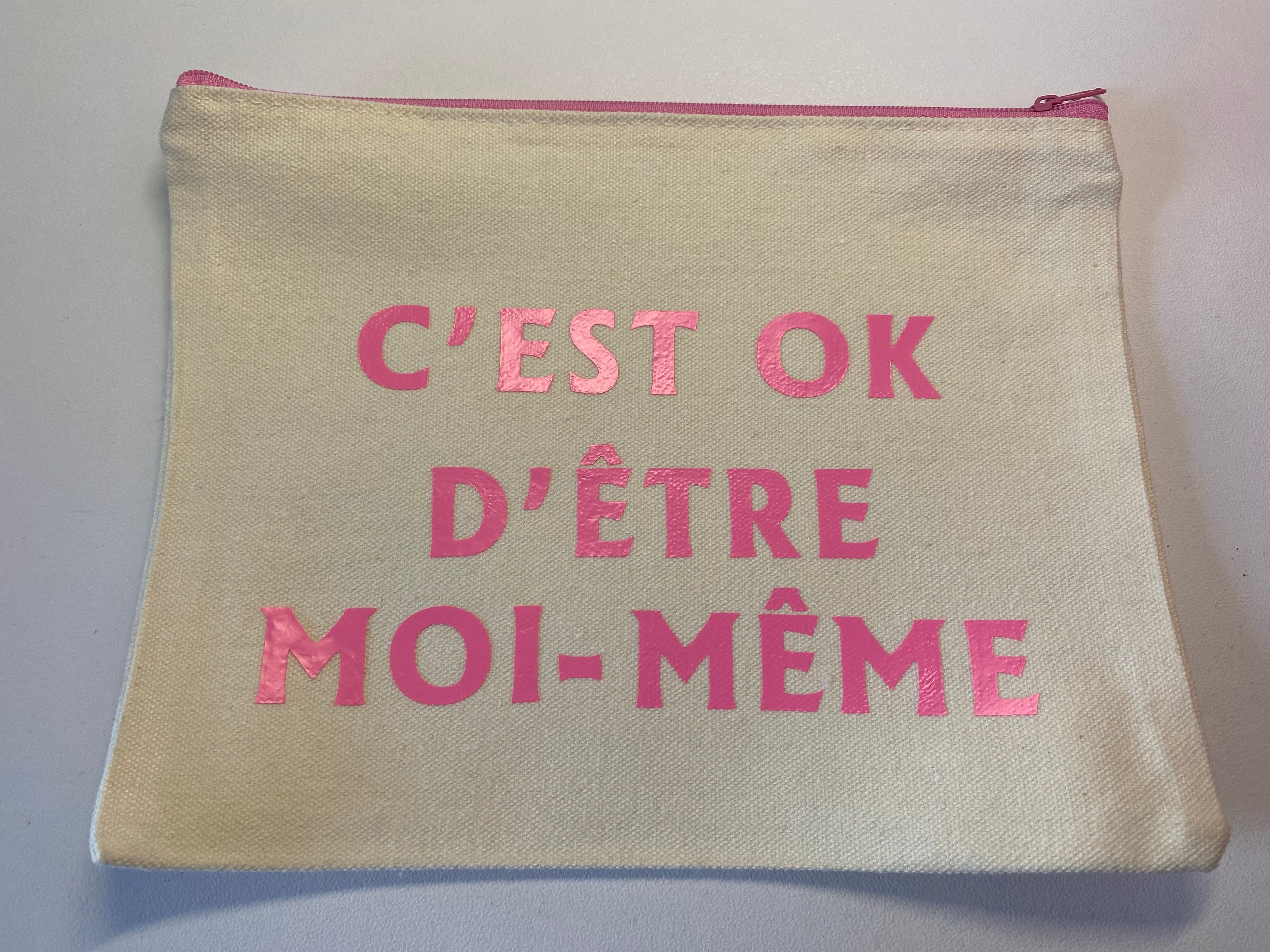 La Pochette live : C'EST OK D'ETRE MOI-MEME en rose