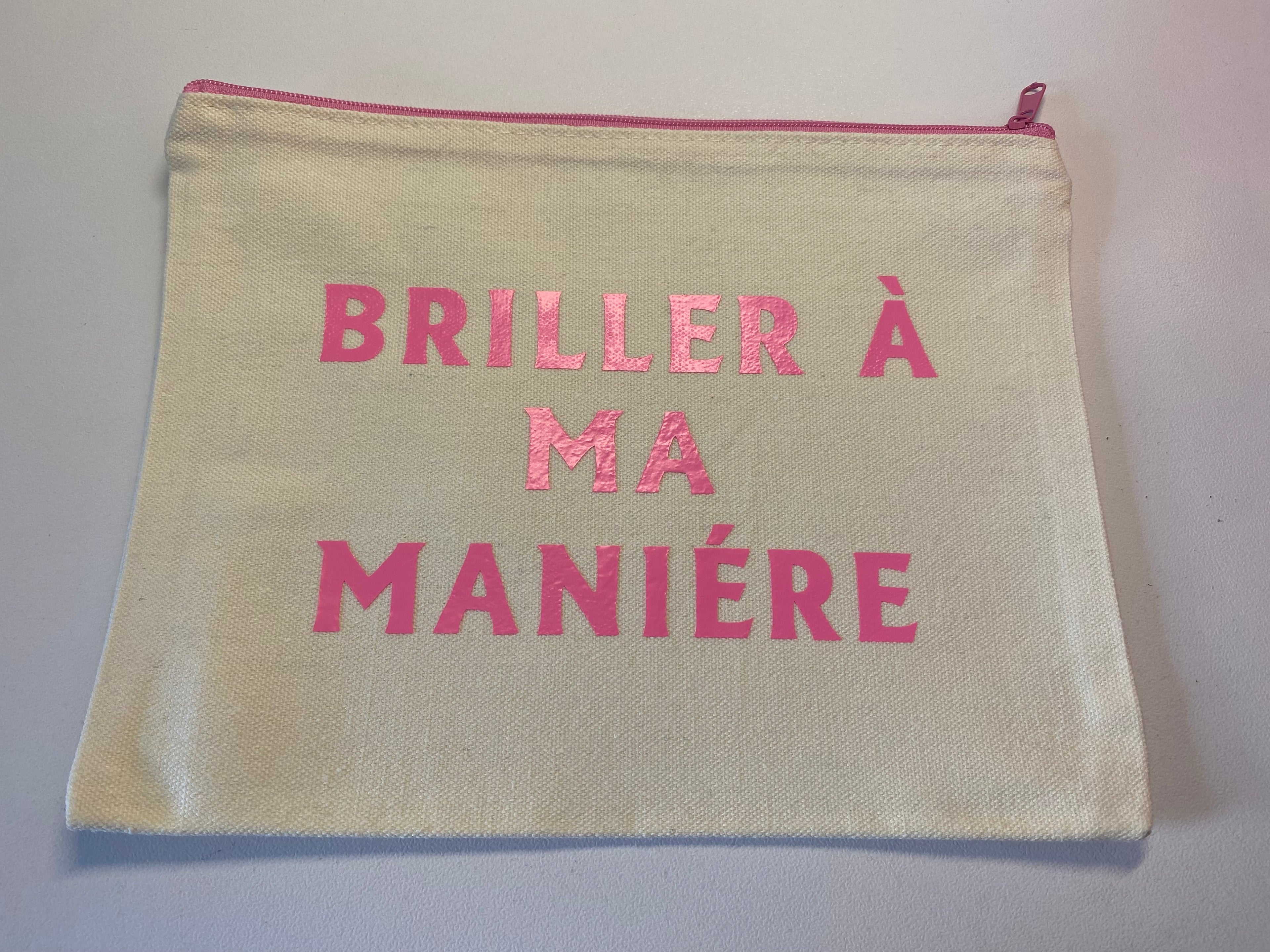 La Pochette live : BRILLER A MA MANIERE en rose