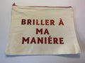 La Pochette live :  BRILLER A MA MANIERE rouge a paillettes