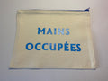 La Pochette live : Mains occupées esprit leger en bleu