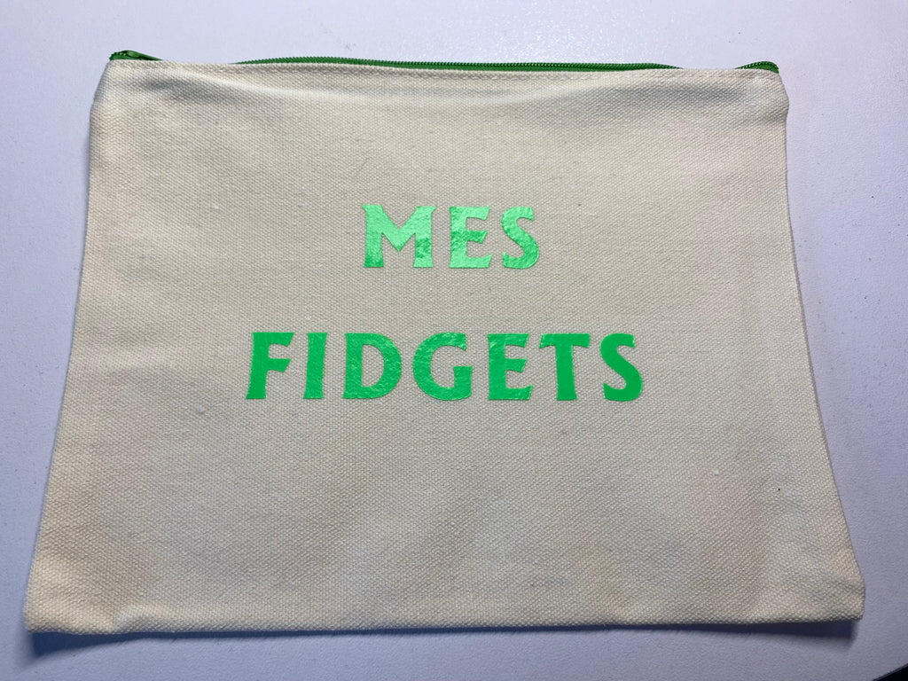 La Pochette live :  Mes fidgets en vert