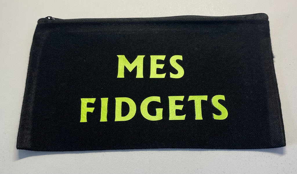 La Pochette live noir :Mes fidgets en jaune