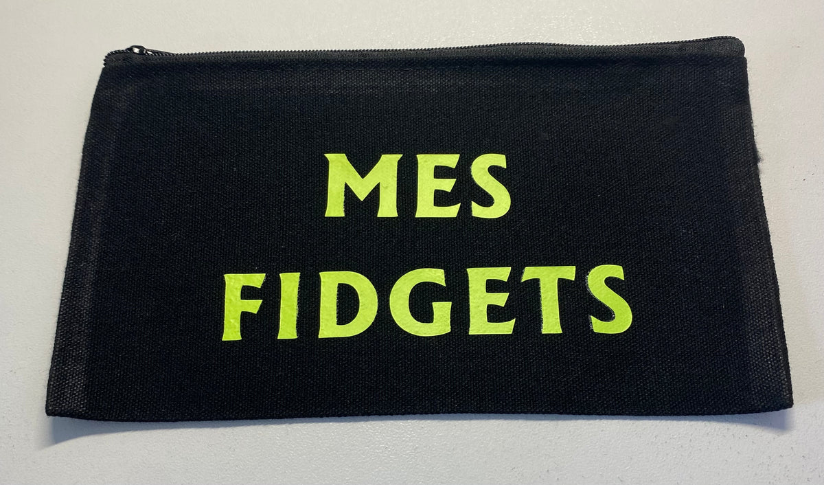 La Pochette live noir :Mes fidgets en jaune