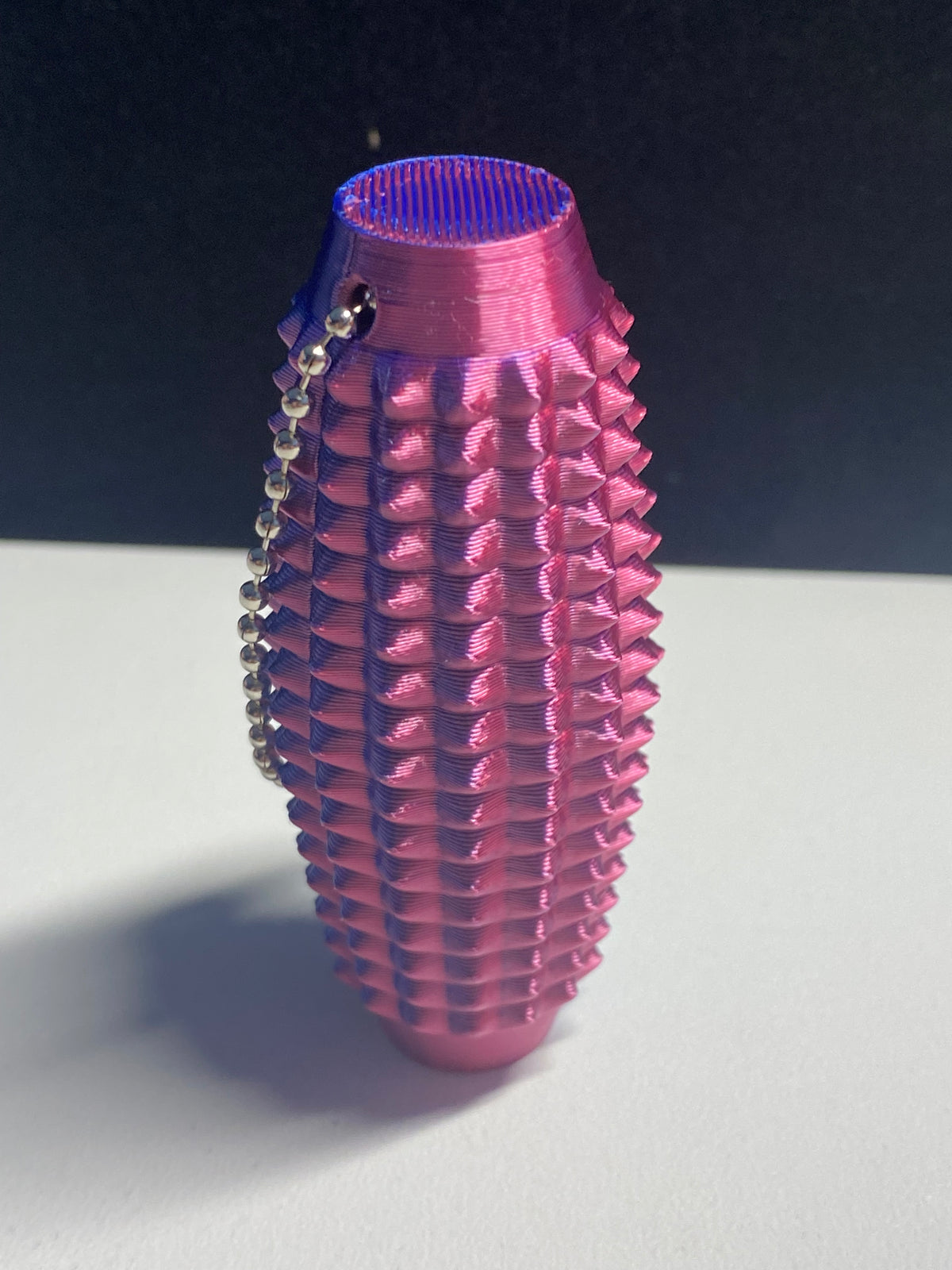 Cylindre sensoriel texturé porte clé– À manipuler & stimuler