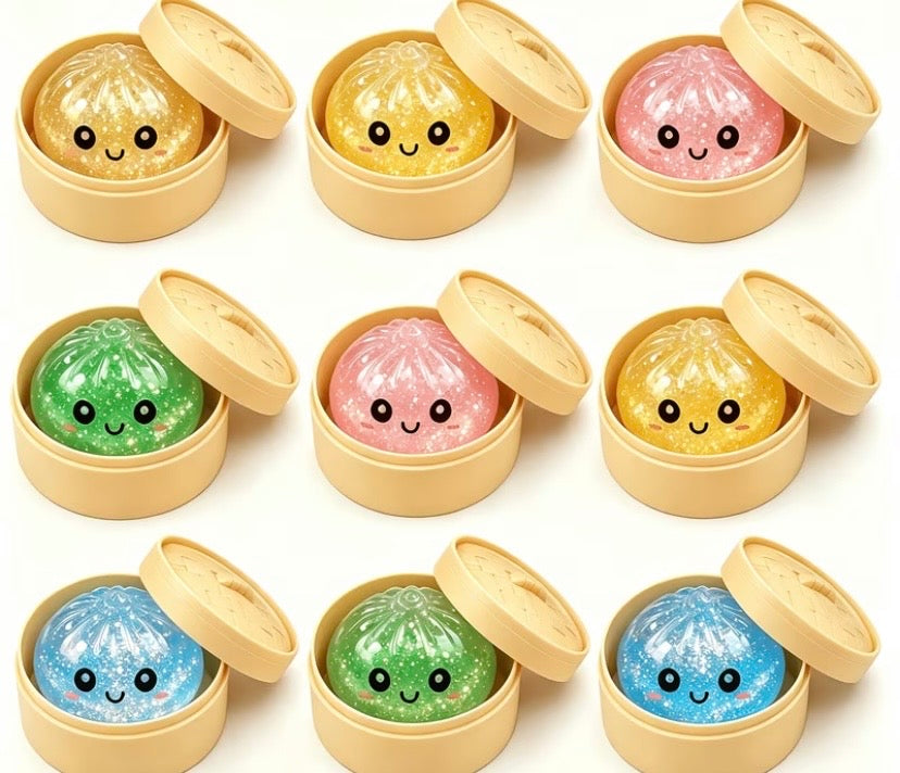 Dumpling à paillettes Fidget – Petit outil sensoriel anti-stress