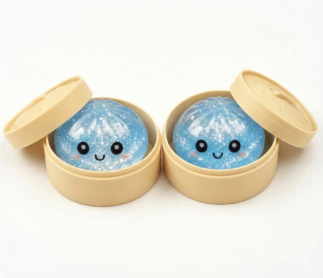 Dumpling à paillettes Fidget – Petit outil sensoriel anti-stress