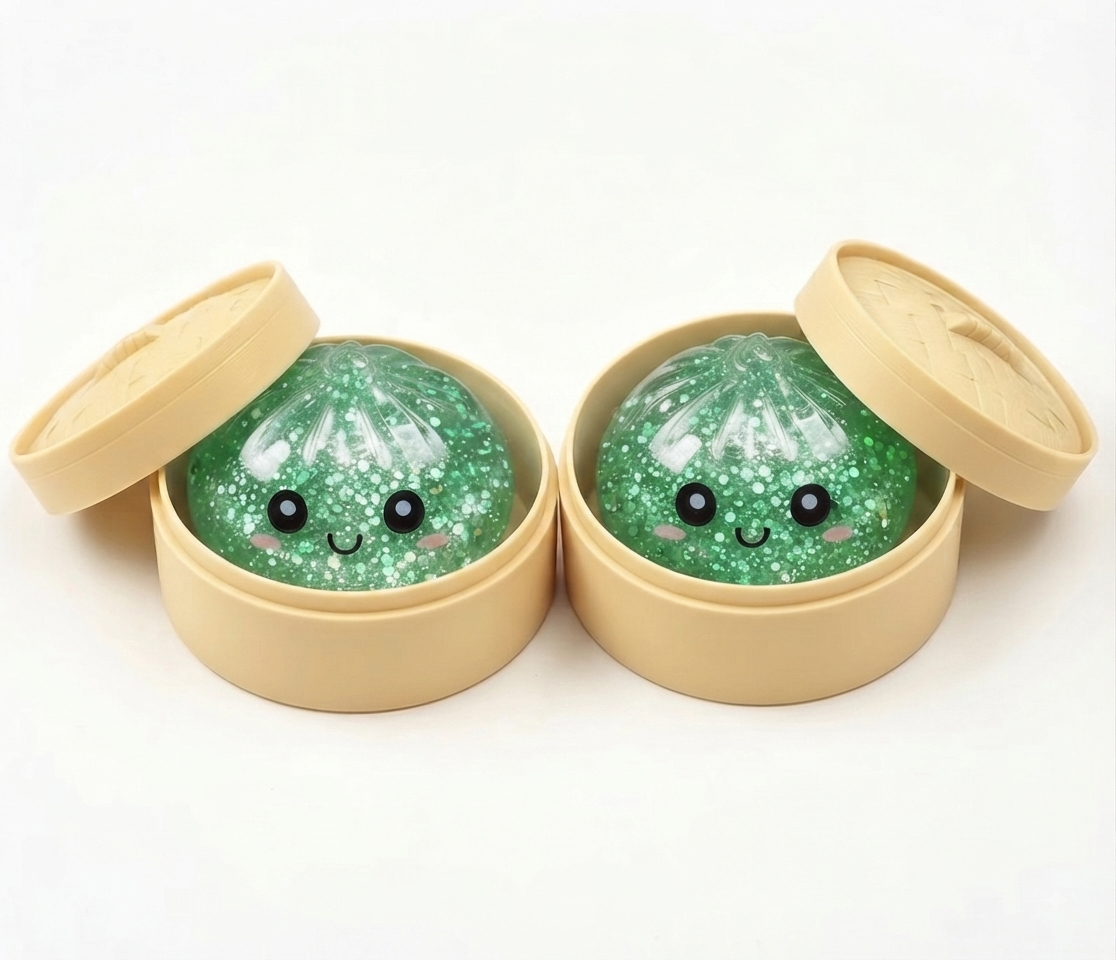 Dumpling à paillettes Fidget – Petit outil sensoriel anti-stress