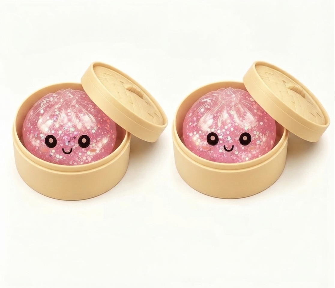 Dumpling à paillettes Fidget – Petit outil sensoriel anti-stress