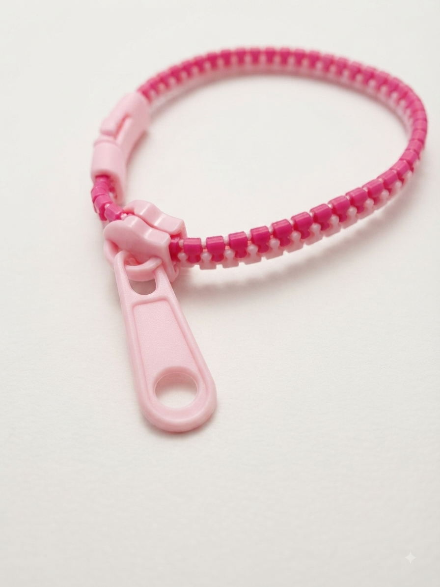 Bracelet fermeture éclair – Fidget discret