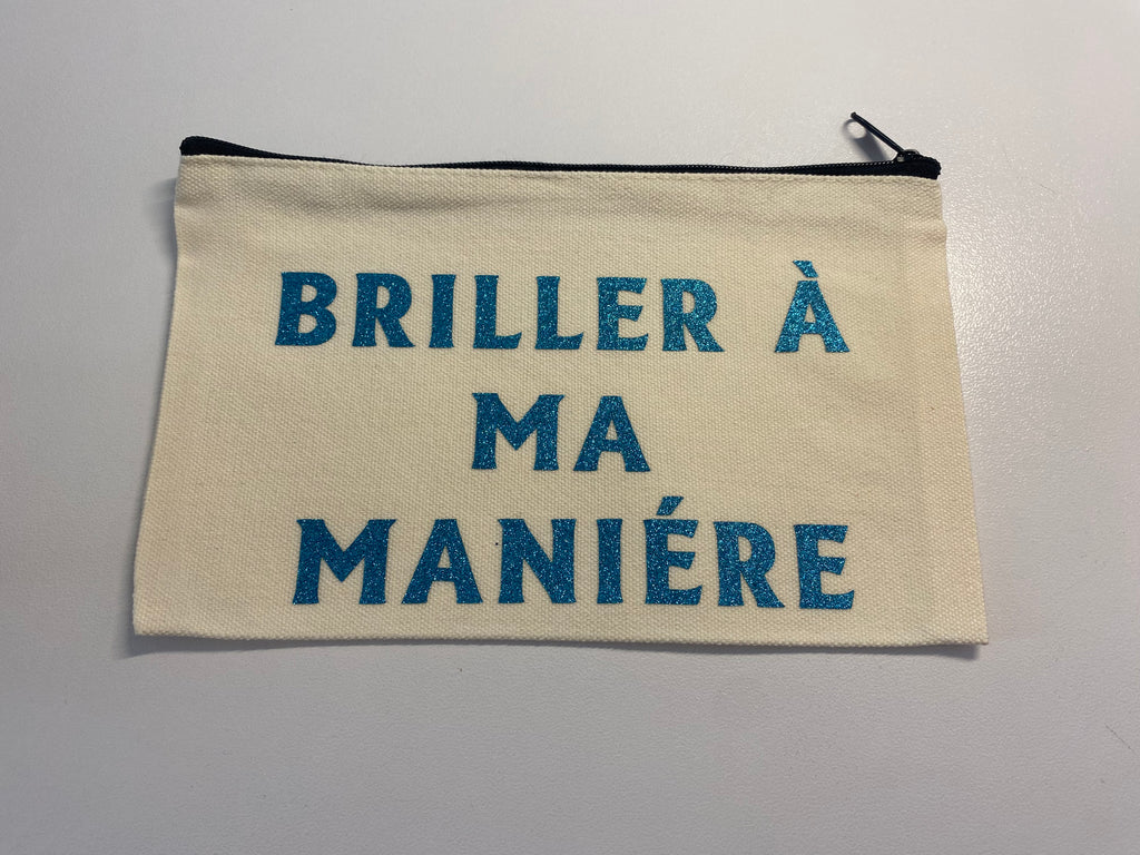 La Pochette live : Briller à ma manière bleu