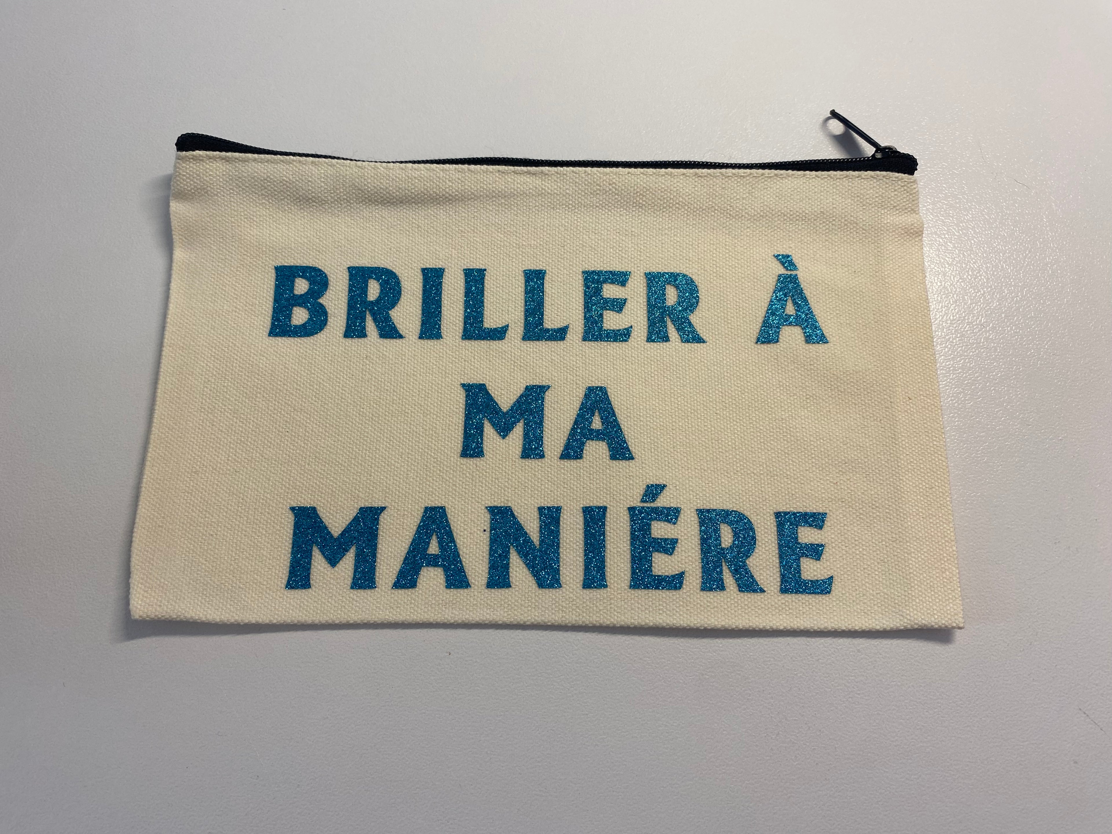 La Pochette live : Briller à ma manière bleu