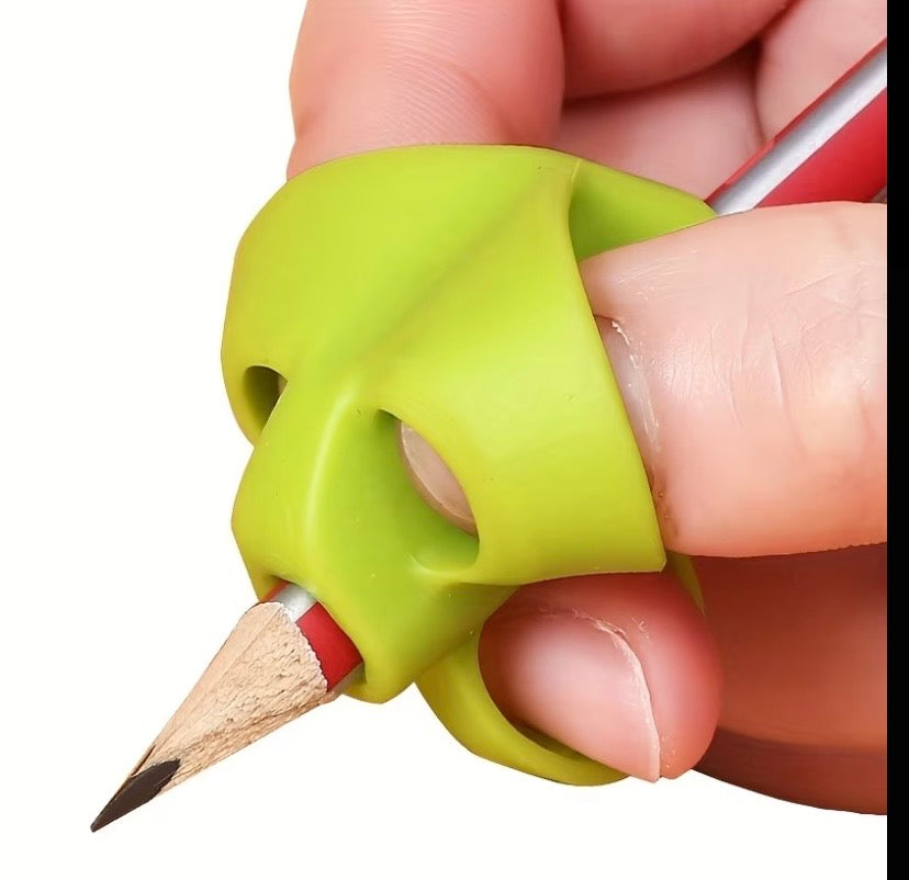 Embout de crayon ergonomique tripode – Guide de placement des doigts