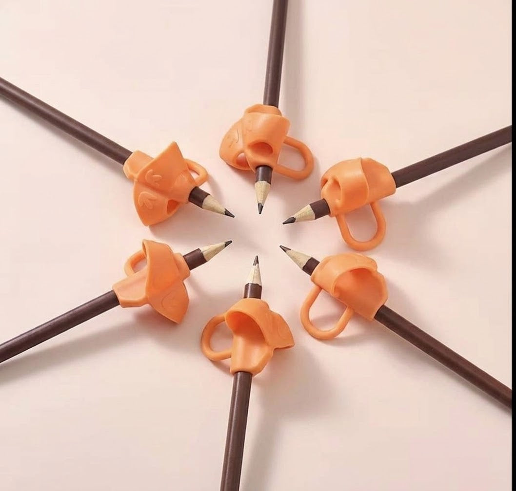 Embout de crayon ergonomique tripode – Guide de placement des doigts