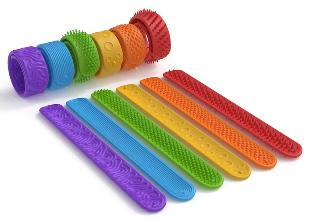 Bracelet sensoriel texturé en silicone – Discret & apaisant