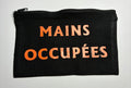 La Pochette live Noire : Mains occupées esprit leger en orange