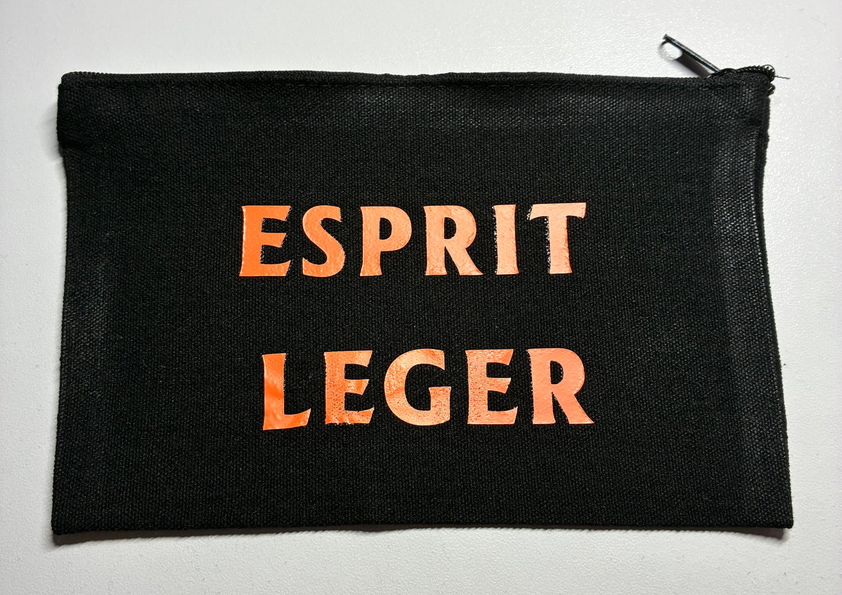 La Pochette live Noire : Mains occupées esprit leger en orange