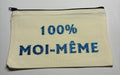 La Pochette live blanche : 100% moi-même bleu a paillettes