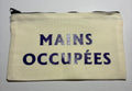 La Pochette live blanche : Mains occupées esprit leger en violet