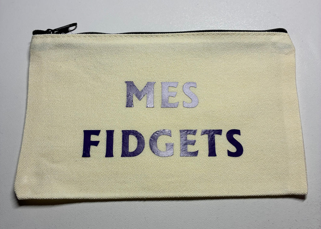 La Pochette live blanche : Mes fidgets en violet