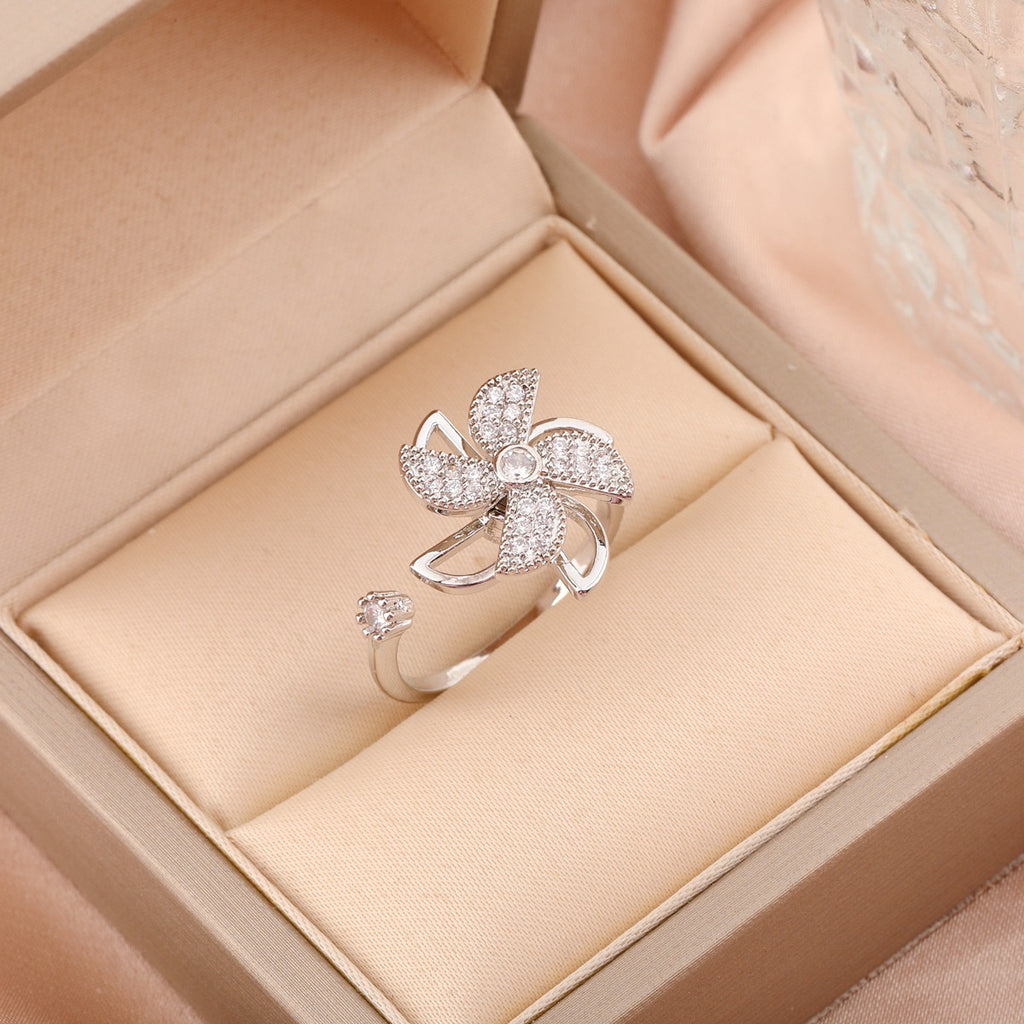 Bague moulin pivotant anti-stress ajustable