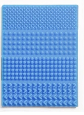 Bande sensorielle texturée en silicone autocollante
