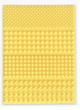 Bande sensorielle texturée en silicone autocollante