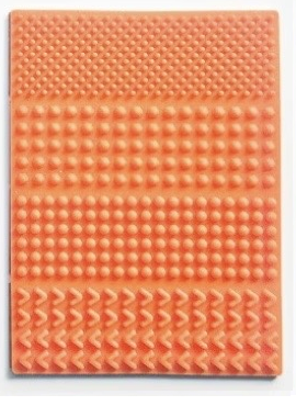 Bande sensorielle texturée en silicone autocollante