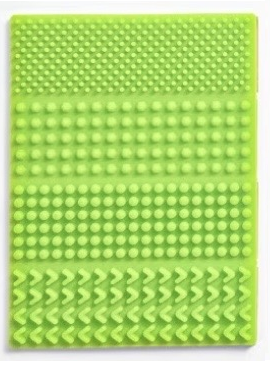 Bande sensorielle texturée en silicone autocollante