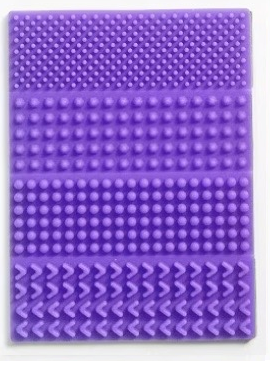 Bande sensorielle texturée en silicone autocollante
